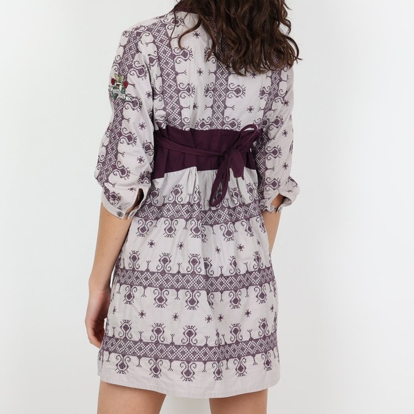 Anthropologie Odd Molly Embroidered Dress Size 2 - Picture 2 of 16